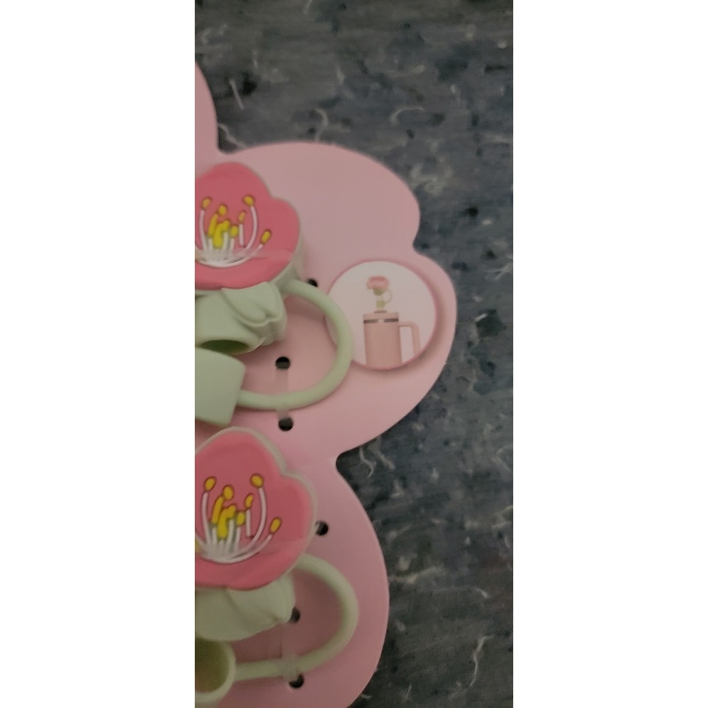 CWC Spring 2026 Flowers Straw Caps 6 piece set NWT - Picture 4 of 7